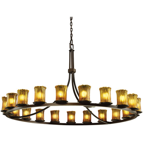 Veneto Luce 21 Light 60 inch Dark Bronze Chandelier Ceiling Light in Whitewash (Veneto Luce), 14700 Lm LED