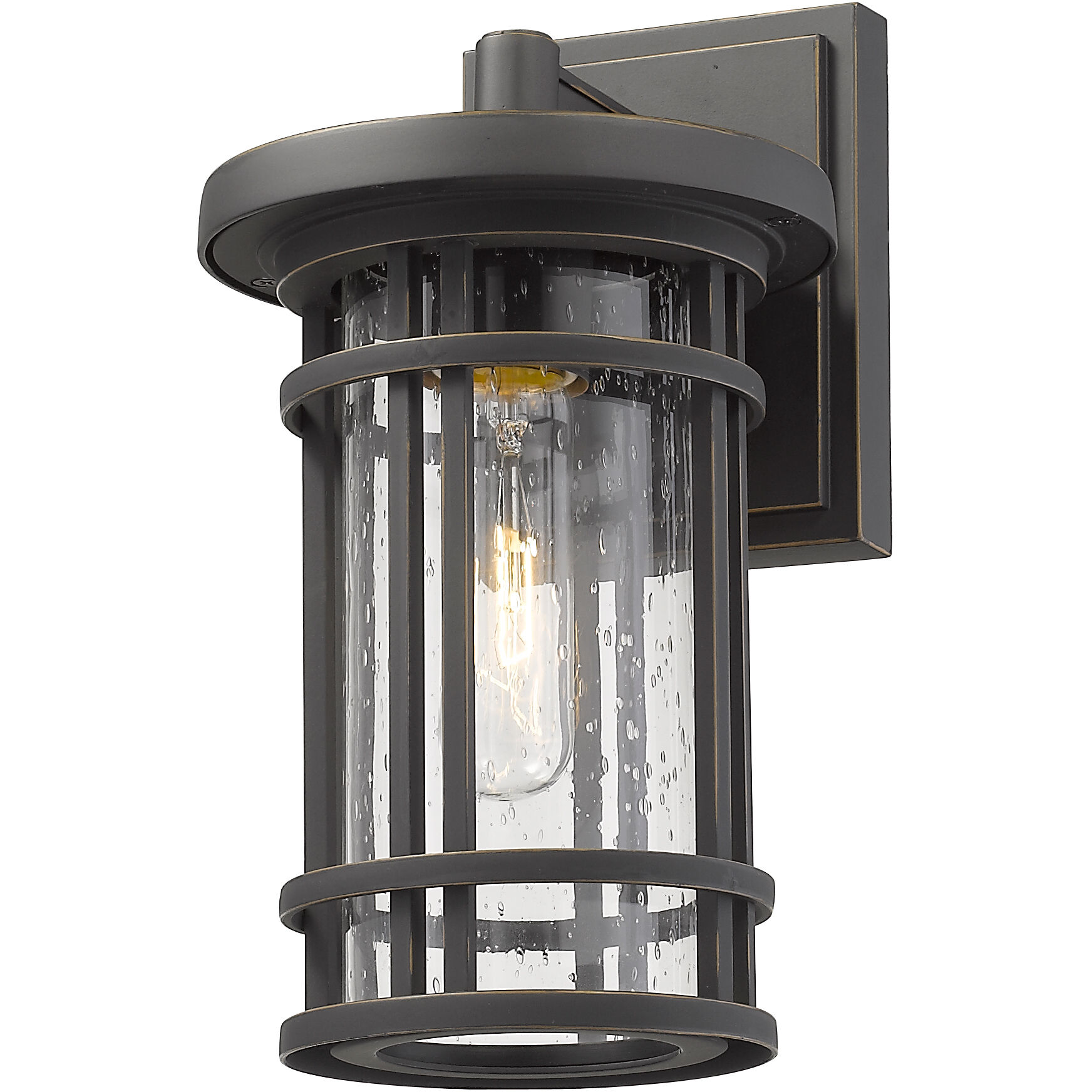 Jordan 1 Light 10.75 inch Oil Rubbed Bronze Outdoor Wall Light