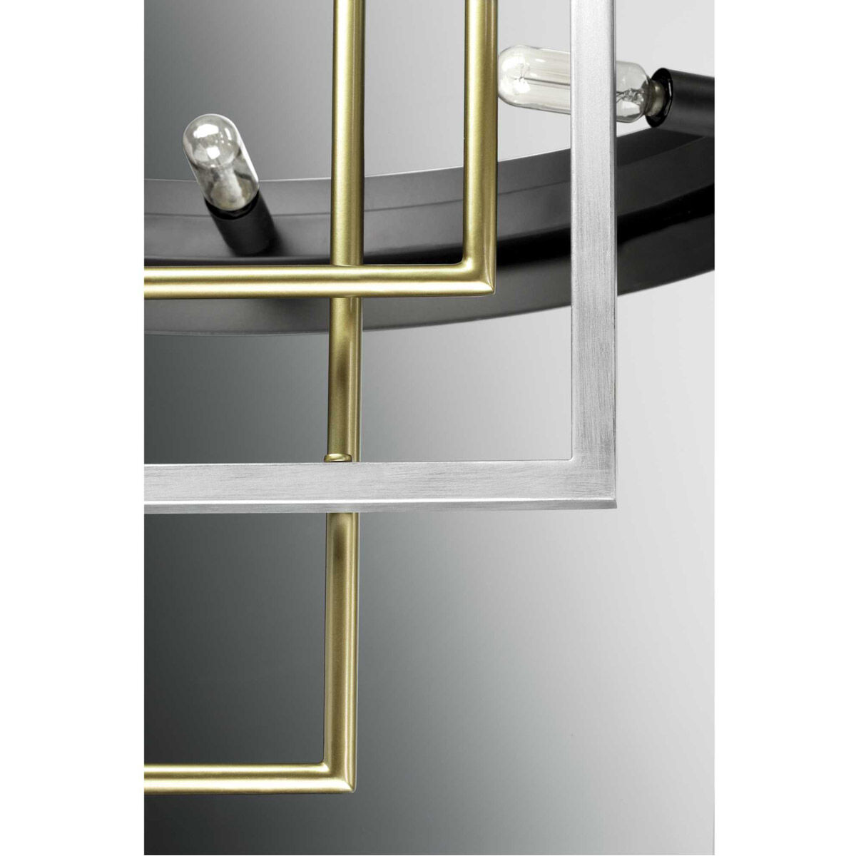 Adagio 6 Light 38 inch Matte Black Island Chandelier Ceiling Light, Design Series