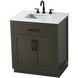 Alden 30 X 35 inch Mocha Brown Bathroom Vanity Cabinet