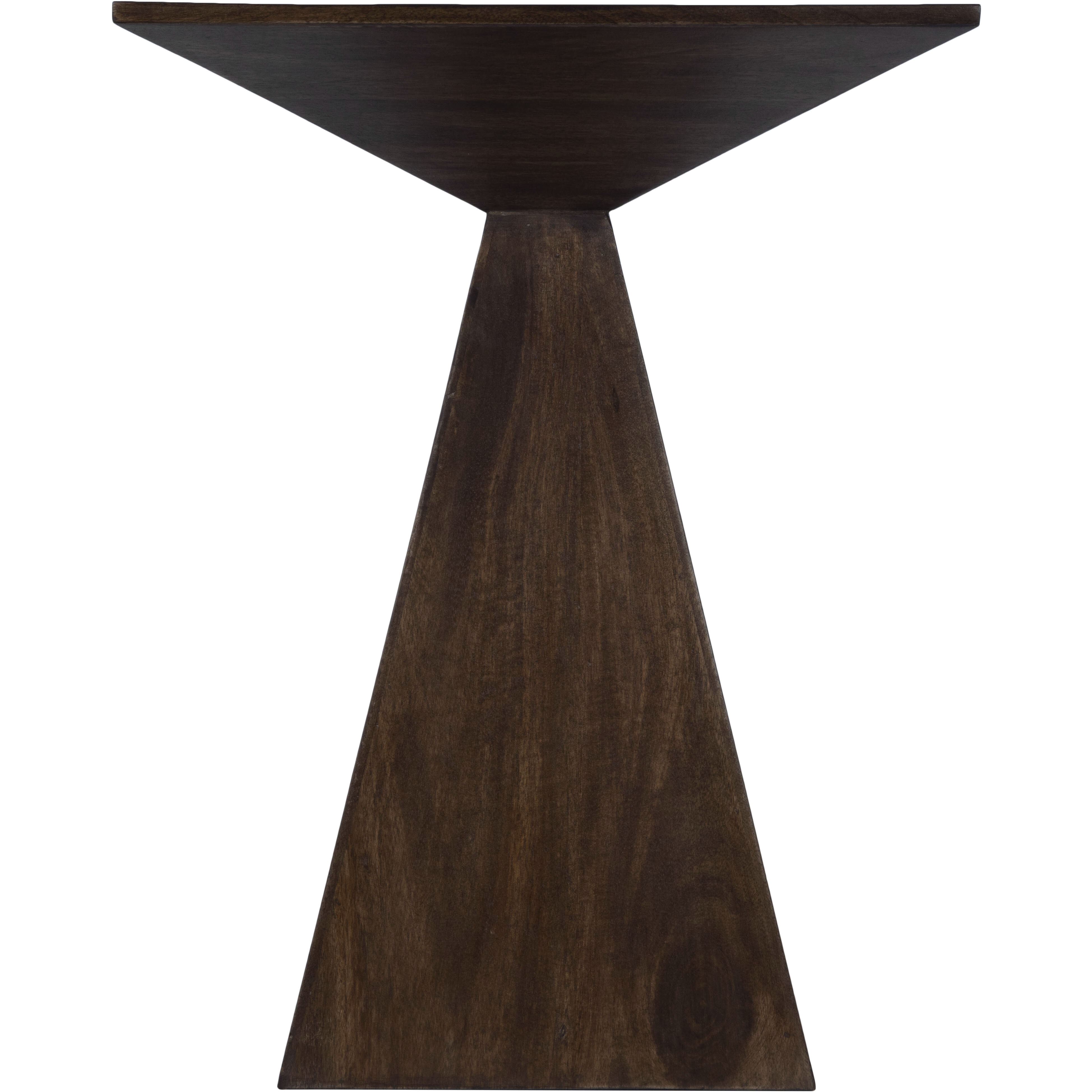 Titus Dark Brown Modern End or Side Table