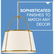 Clarke 4 Light 24.5 inch Lacquered Dark Brass Chandelier Ceiling Light in Lacquered Dark Brass with Off White
