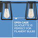 Filmore 33.5 inch Black Vanity Light Wall Light