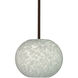 Luna 1 Light Bronze Stem Pendant Ceiling Light
