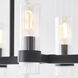 C&M by Chapman & Myers Geneva 10 Light 50 inch Aged Iron Linear Chandelier Ceiling Light