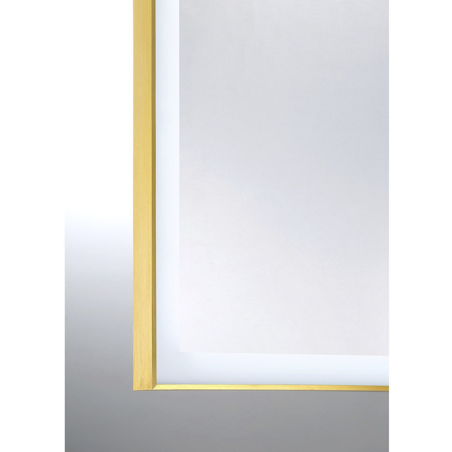Paulding 48 X 32 inch Gold Mirror, Frontlit