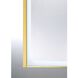 Paulding 48 X 32 inch Gold Mirror, Frontlit