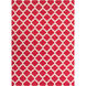 Frontier 132 X 96 inch Red and Neutral Area Rug, Wool