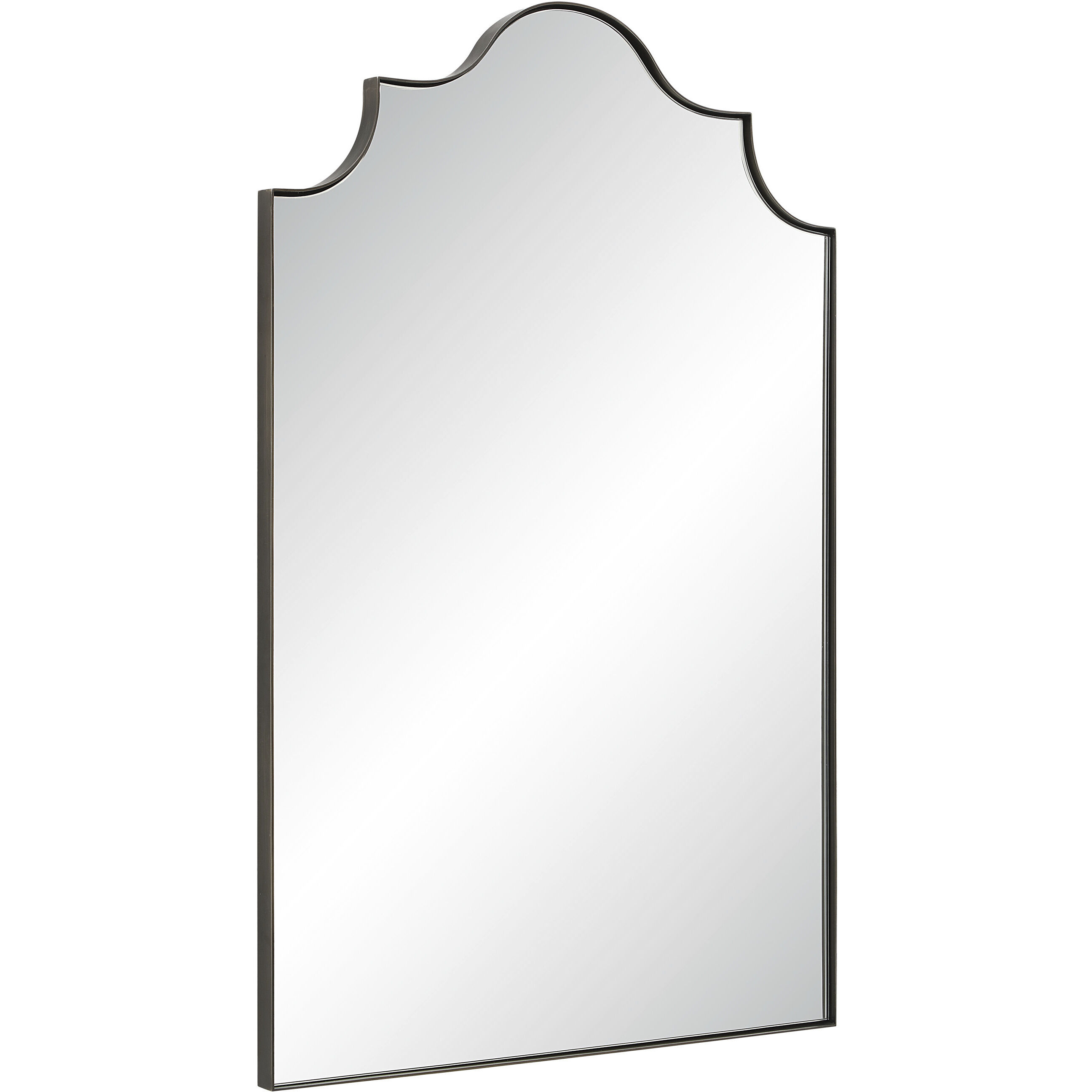 Romina 36 X 24 inch Aged Brass Wall Mirror