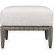 Borneo 16.5 inch Dark Gray and Oyster White Outdoor Ottoman