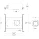 FQ Integrated LED Galvanized Steel Housing, IC Housing Only
