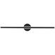 Bastone LED 36 inch Black Bath Vanity & Wall Light in 3000K, dweLED