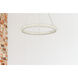 Bowen 1 Light 26 inch Satin Gold Chandelier Ceiling Light