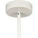 Nancy LED 11.75 inch Matte White Pendant Ceiling Light