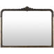 Aaliyah 44.5 X 34 inch Natural Mantel Wall Mirror