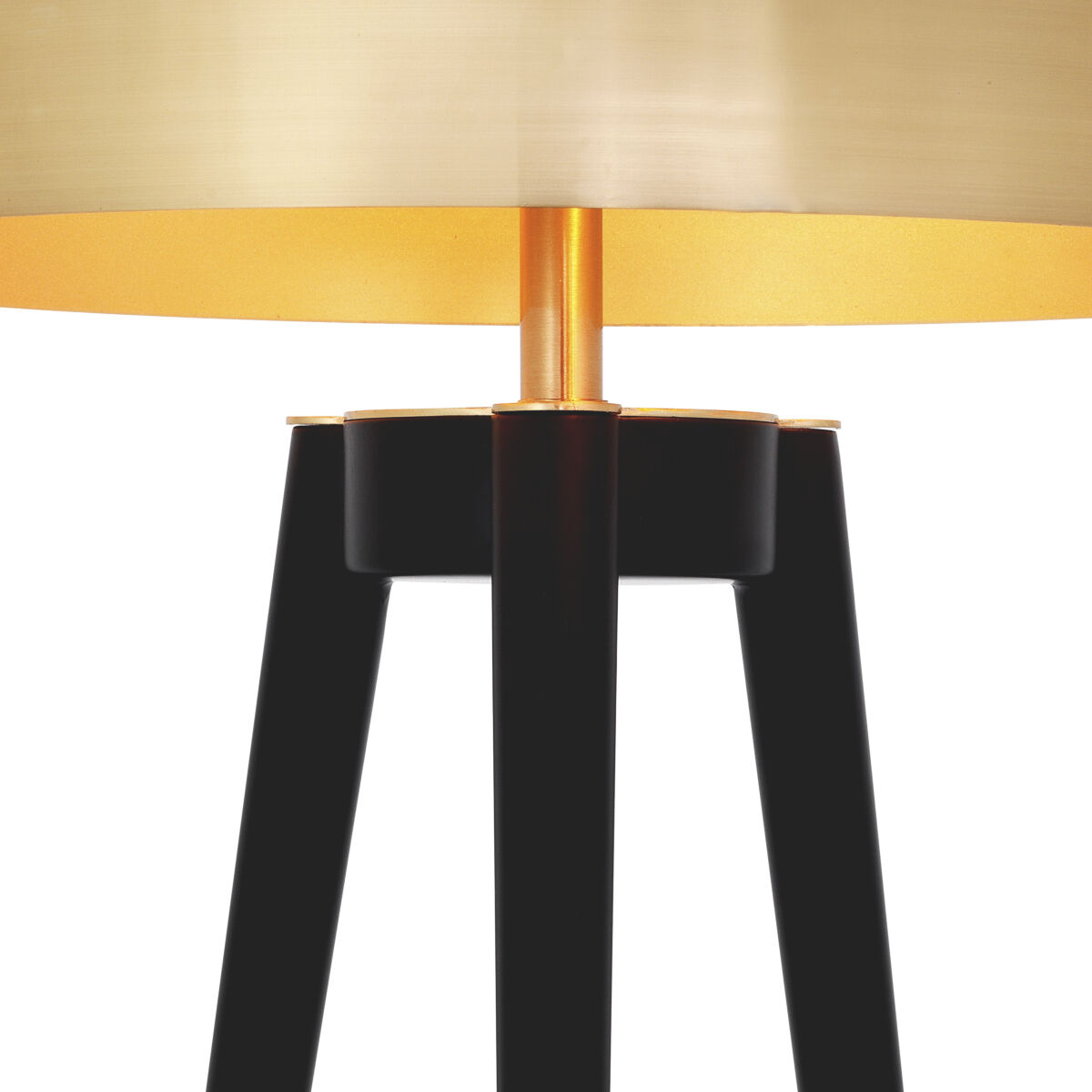 Coyote 27.17 inch 40 watt Gold with Black Legs Table Lamp Portable Light