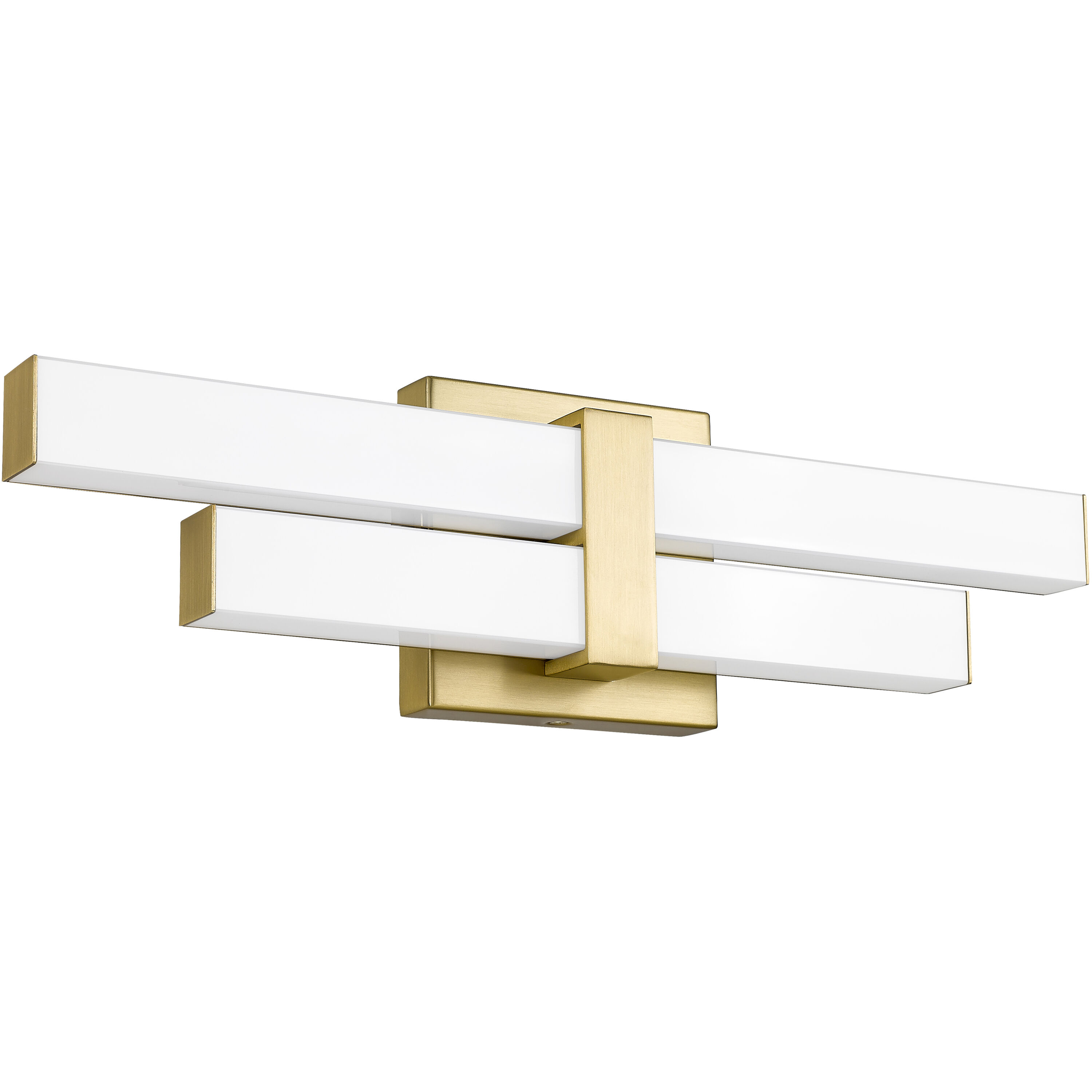 Zane LED 18 inch Modern Gold Vanity Wall Light