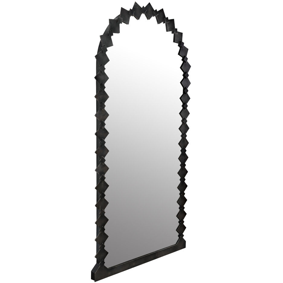 Aya 79 X 40 inch Unfinished Industrial Steel Mirror