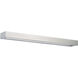 Open Bar LED 27 inch Brushed Nickel Bath Vanity & Wall Light in 3000K, 27in.