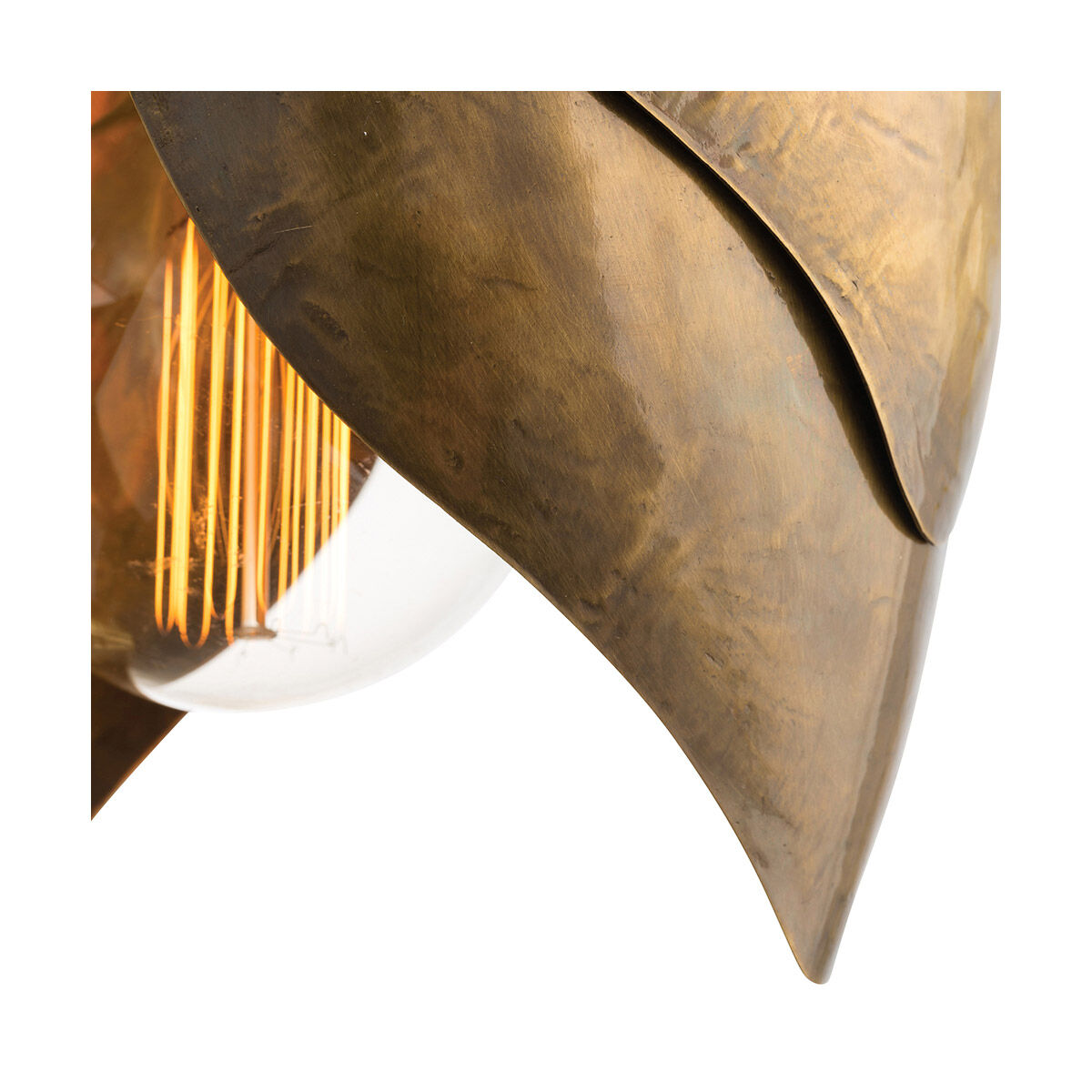 Edith 1 Light 6 inch Vintage Brass Pendant Ceiling Light, Round