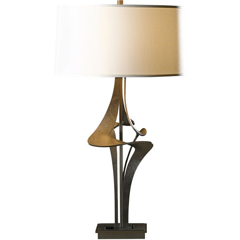 Antasia 27 inch 100.00 watt Black Table Lamp Portable Light in Flax