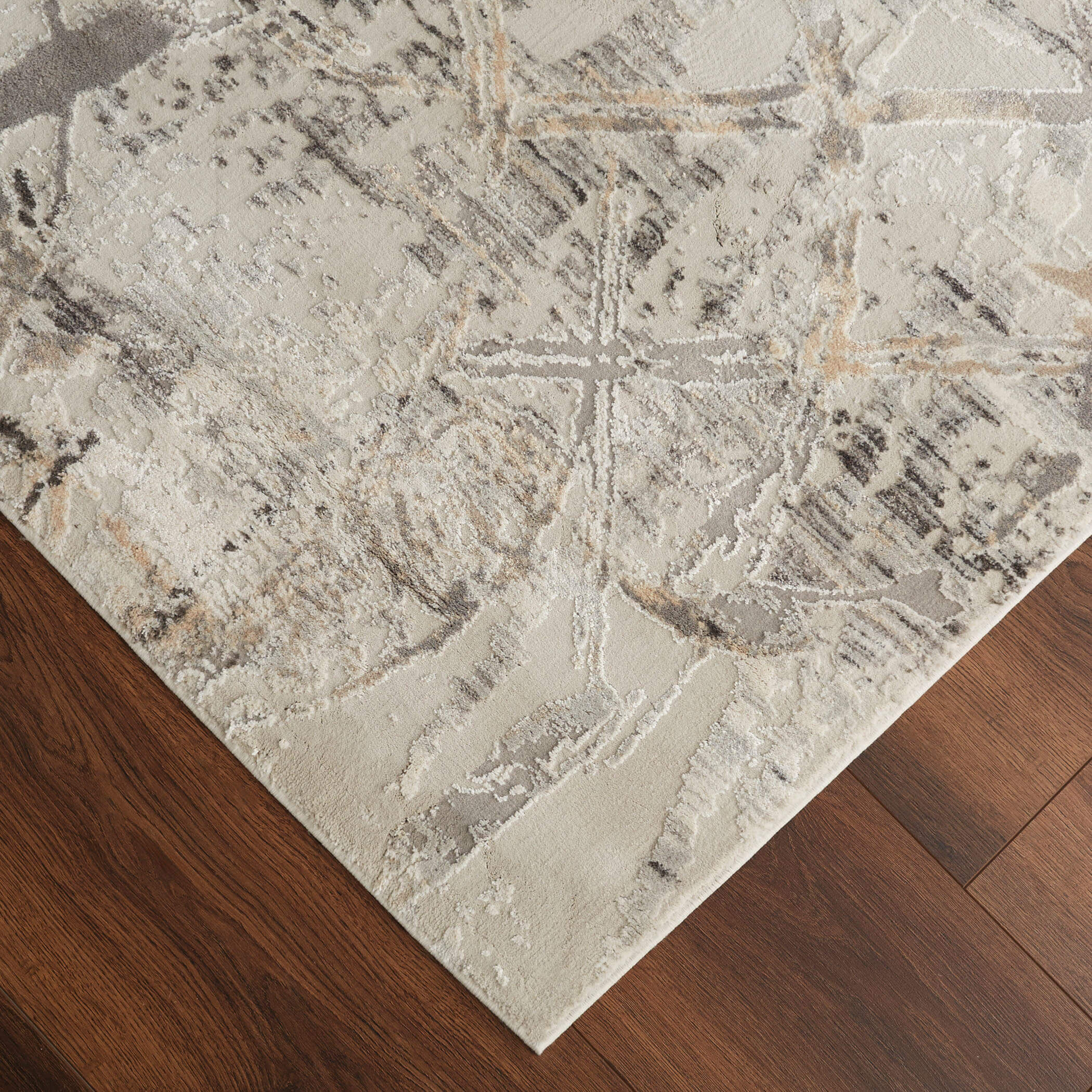 Kemer 90 X 63 inch Mineral Tones Rug in 5 x 7