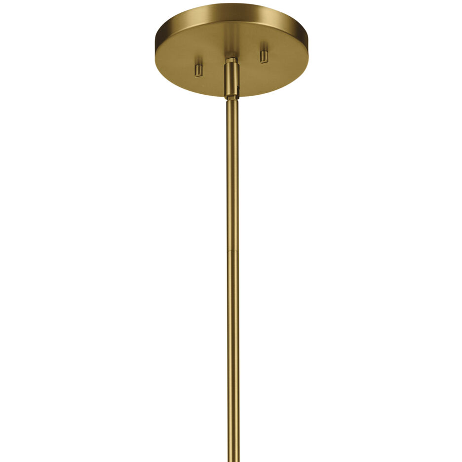 Tolani 4 Light Brushed Natural Brass Chandelier Ceiling Light