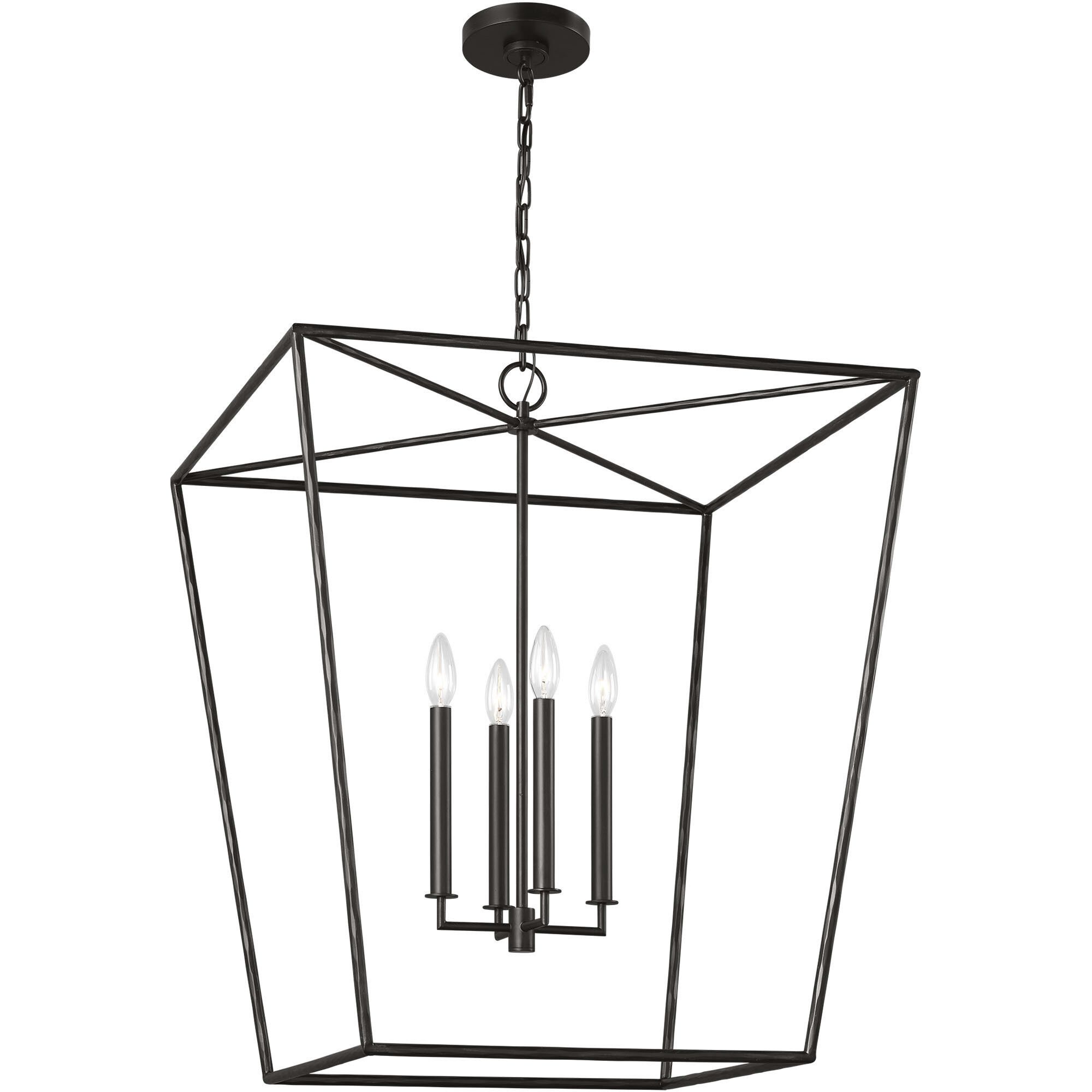 ED Ellen DeGeneres Viota 4 Light 25 inch Aged Iron Pendant Ceiling Light