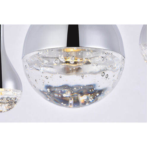 Amherst LED 24 inch Chrome Chandelier Ceiling Light