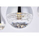 Amherst LED 24 inch Chrome Chandelier Ceiling Light
