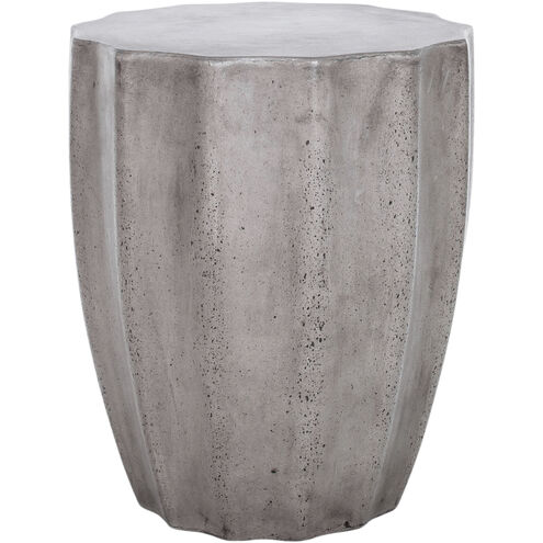 Lucius 18 inch Grey Outdoor Stool