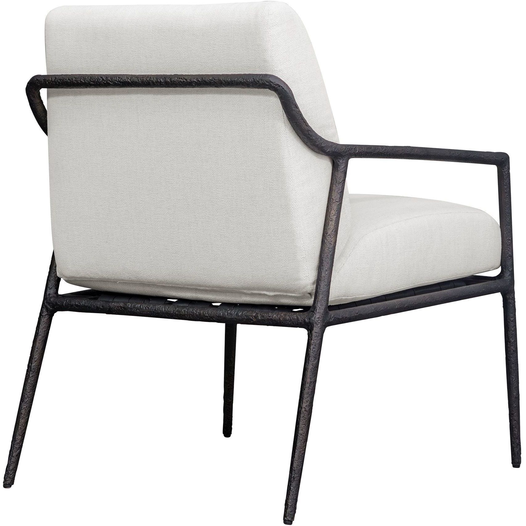 Thayer Java and Oyster White Outdoor Lounge Chair