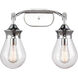 Genesis LED 18.25 inch Polished Chrome Bath Vanity Light Wall Light