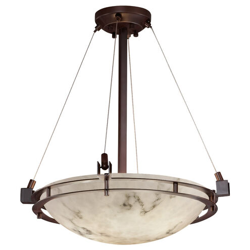 LumenAria 22 inch Dark Bronze Pendant Ceiling Light