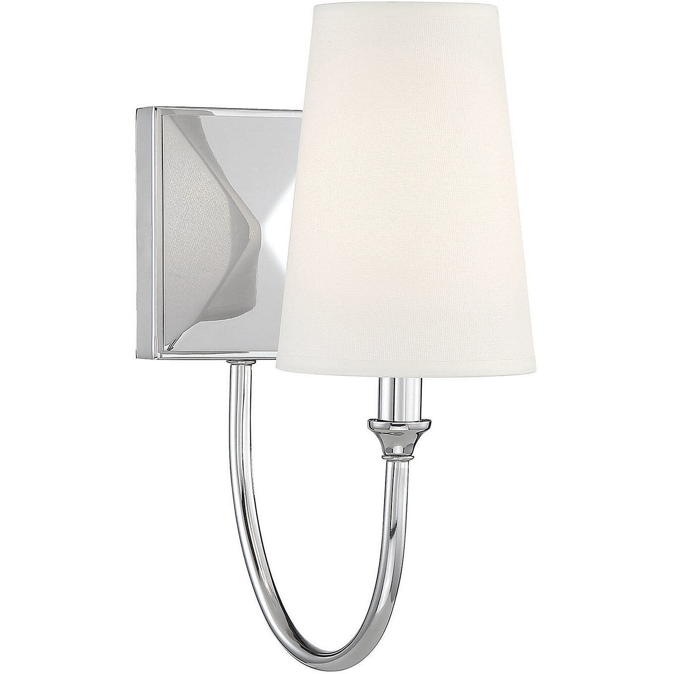 Cameron 1 Light 5 inch Polished Nickel Wall Sconce Wall Light, Essentials
