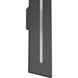 Profiled LED 23.5 inch Textured Black Outdoor Wall Lantern