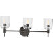 Thom Filicia Hartley 3 Light 24 inch Aged Iron Bath Vanity Wall Light