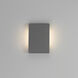 Stela 1 Light 6.25 inch Gray Travertine Outdoor Wall Light