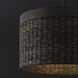 Tallulah 4 Light 24 inch Charcoal Wash Pendant Ceiling Light