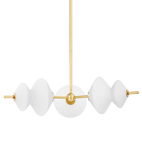 Barrow LED 60 inch Aged Brass Chandelier Ceiling Light