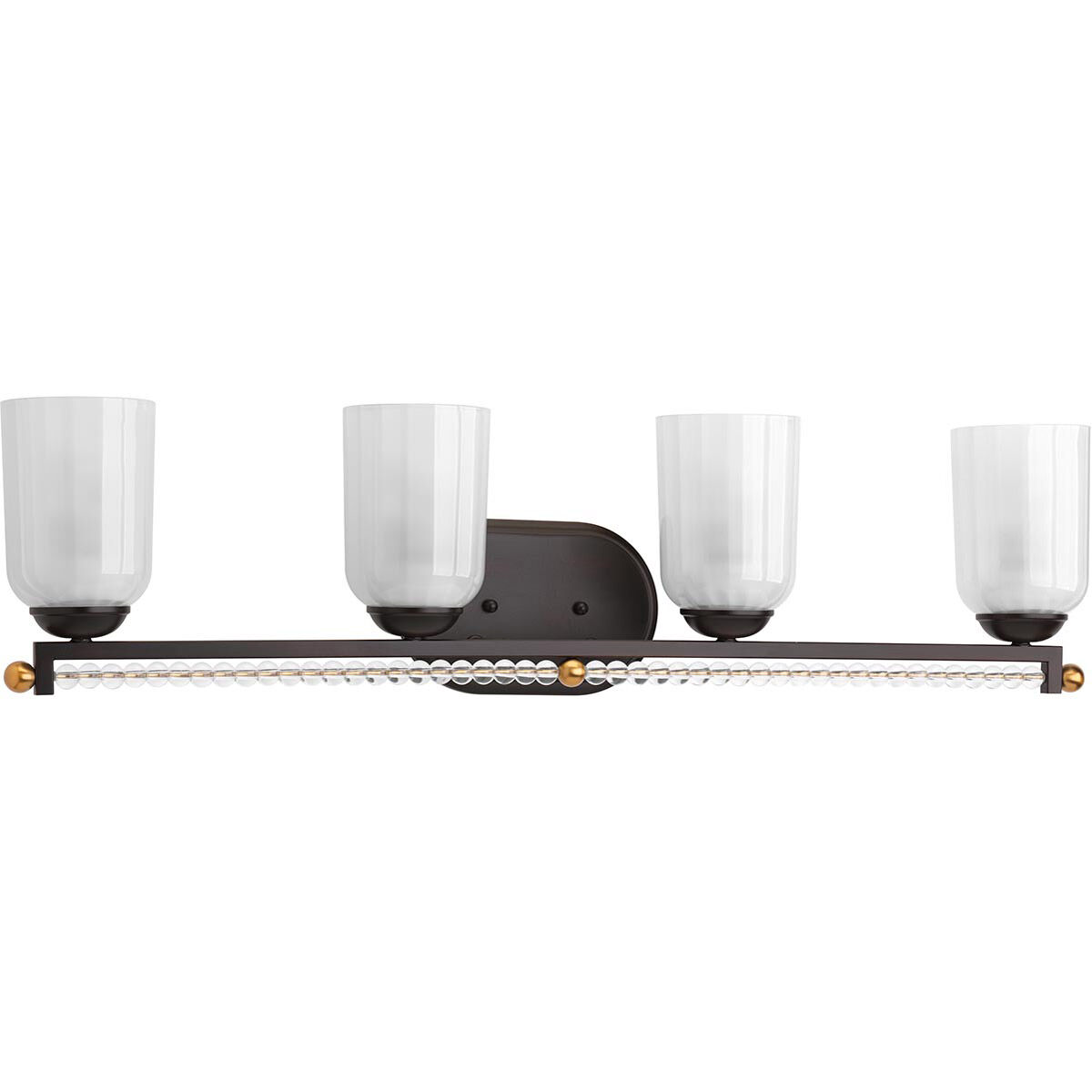 Duffy 4 Light 31.88 inch Antique Bronze Bath Vanity Wall Light, Design Series