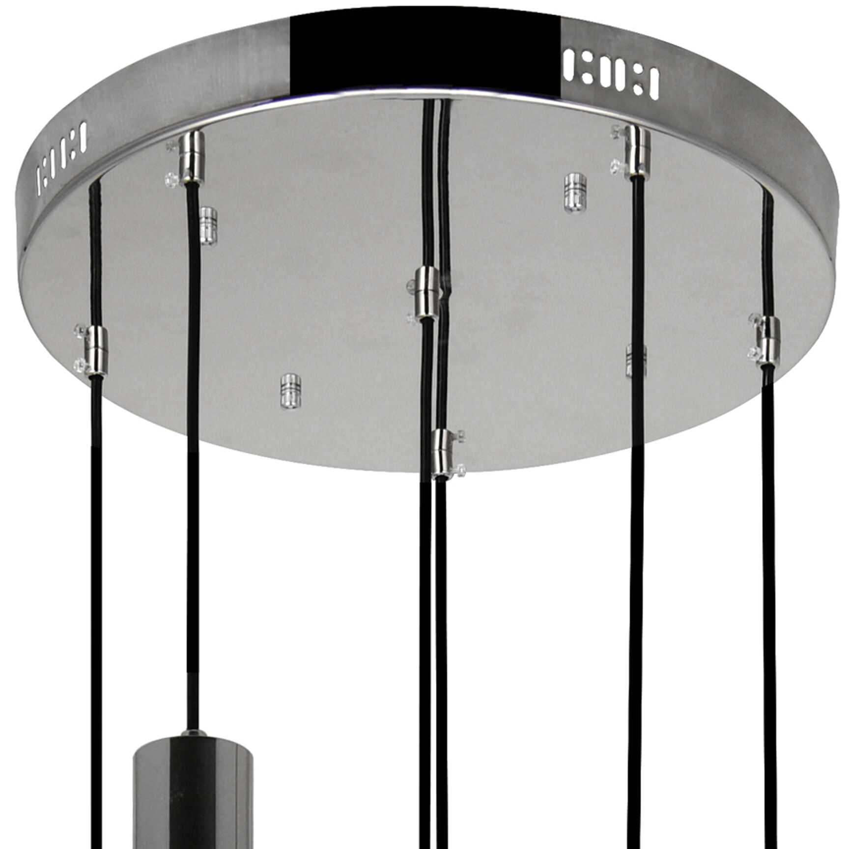 Chime LED 16 inch Polished Nickel Multi Point Pendant Ceiling Light