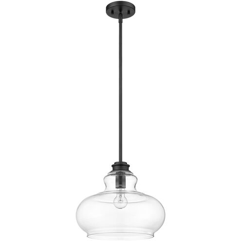 Torrel 1 Light 14 inch Matte Black Pendant Ceiling Light