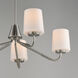 Durham 5 Light 26 inch Satin Nickel Single-Tier Chandelier Ceiling Light