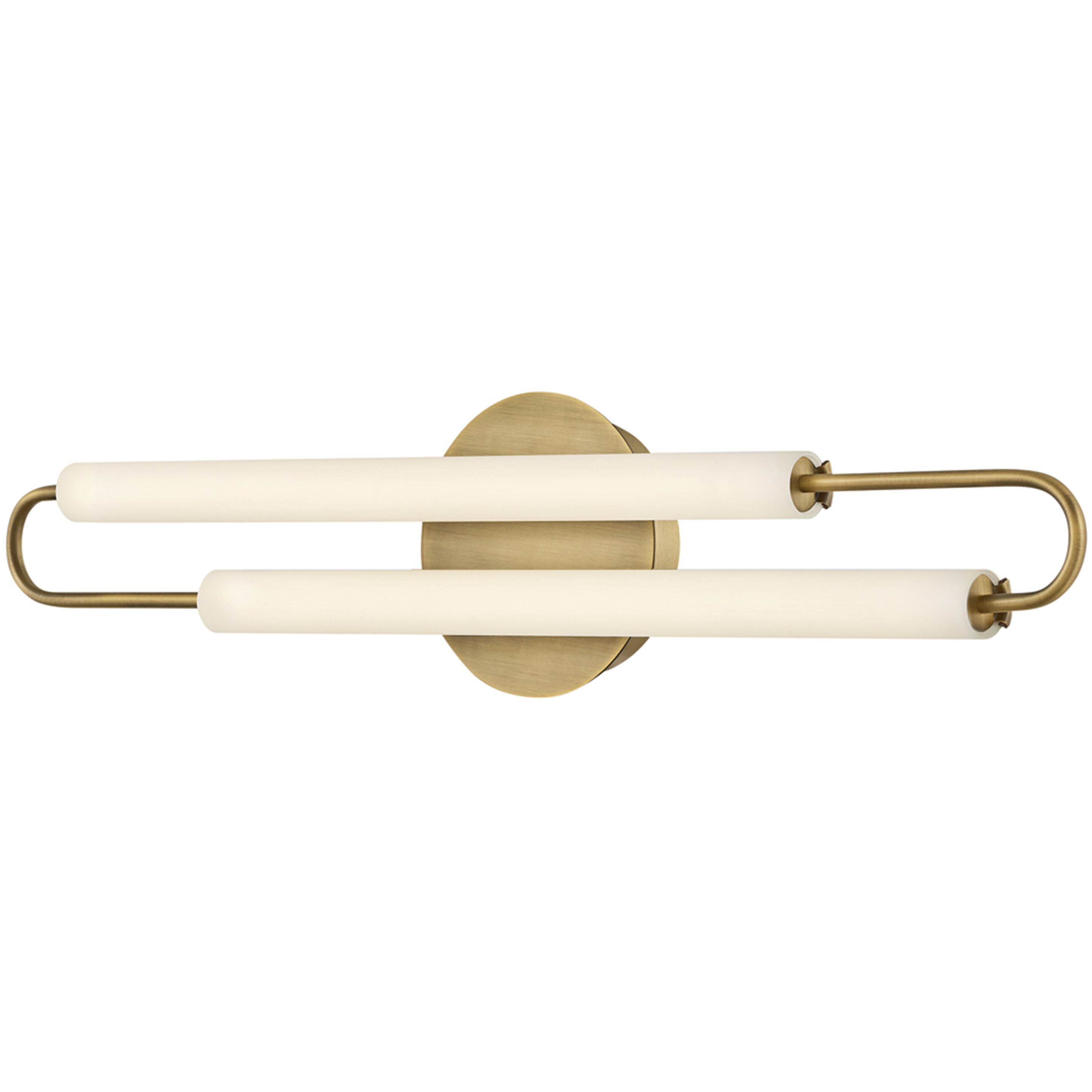 Eos LED 25 inch Lacquered Brass Bath Light Wall Light