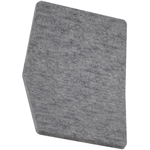 Hush Acoustic Wall Sconce Wall Light in 10.6 in, Light Grey