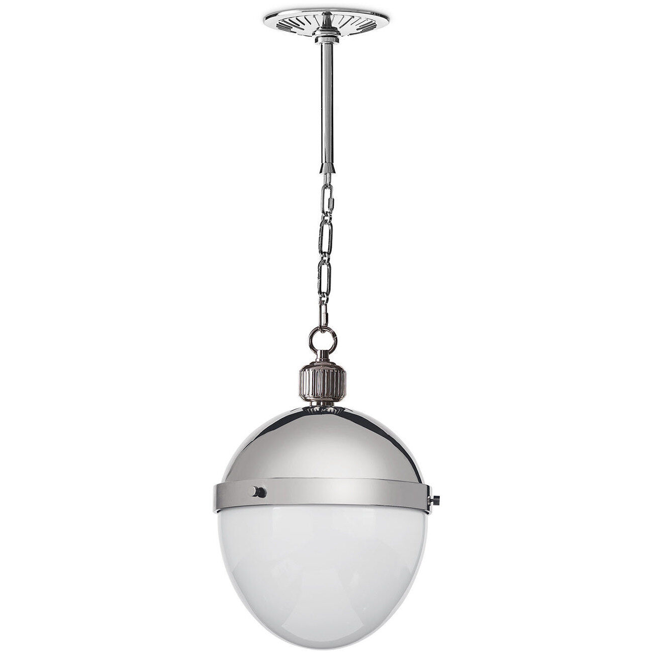 Otis 1 Light 10.25 inch Polished Nickel Pendant Ceiling Light, Medium