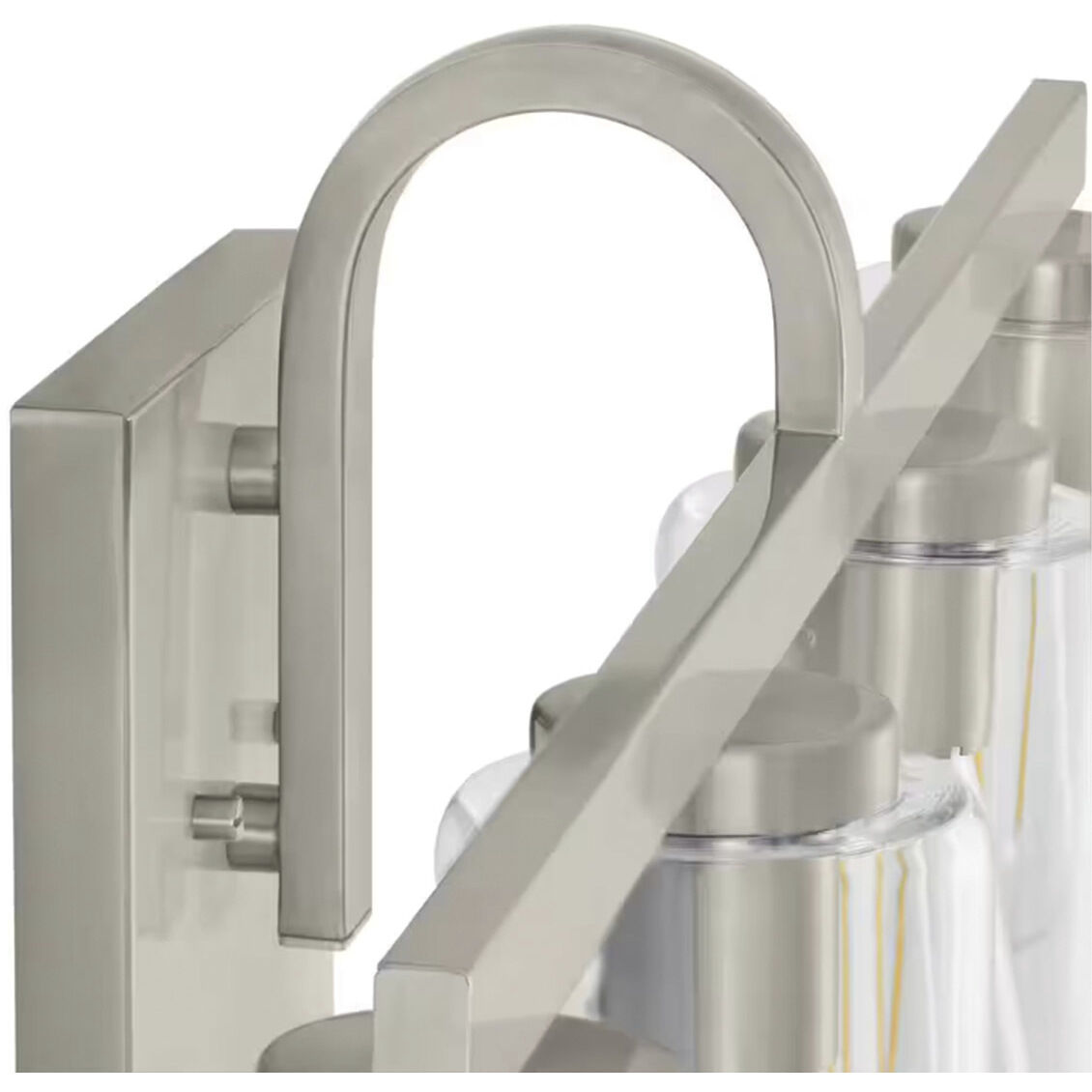 Melina 4 Light 29 inch Brushed Nickel Vanity Light Wall Light