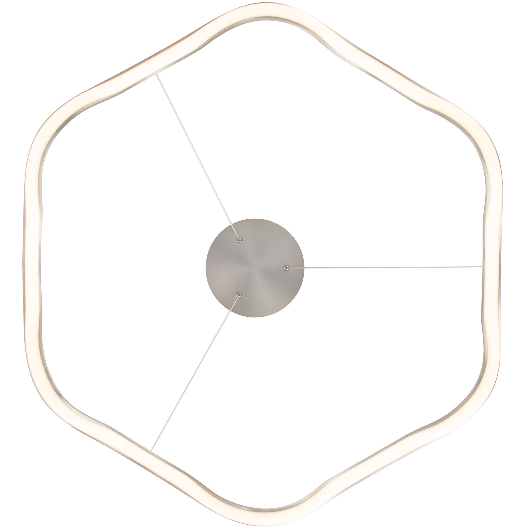 Morae LED 29.88 inch Brushed Nickel  Pendant Ceiling Light, dweLED