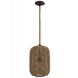 Malibu 1 Light 11 inch Natrual Hemp Rope Pendant Ceiling Light